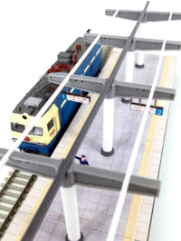 High-Speed Rail Station Platform Model Kit (No Tracks) 1:87 Scale