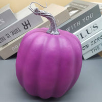 Foam Pumpkin Model Set Pink Purple Blue for Halloween Thanksgiving Decor