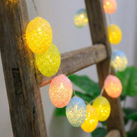 Easter Egg Battery Operated LED Egg Lights Multi-Color Holiday Lighting for Families, Party Hosts, Bedroom, Garden, Wall Decoraterate R