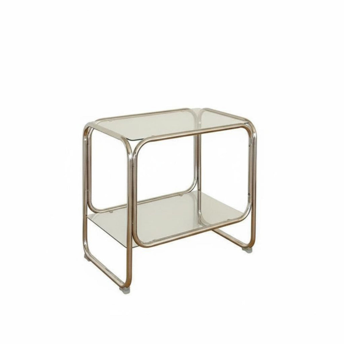 Clear Multi-Tier Table Minimalist aesthetic Nightstand Easy to Clean for Living Room