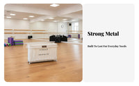 Space-Saving Design Floor Standing Mat Holder Multi-Purpose Exercise Mat Storage Cart Heavy-Duty Construction Rolling Workout Gear Rack Japanese Aesthetic for Fitness Enthusiasts, Yogis, Laundry Room, Bathroom