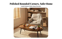 Dual-Level Round End Table Light Luxury Aesthetic 2-Tier Circular Table Space-Saving Modern Design for Living Room, Small Spaces