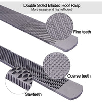 Steel Hoof Rasp with Handle for Horse Hoof Care and Equestrian Use