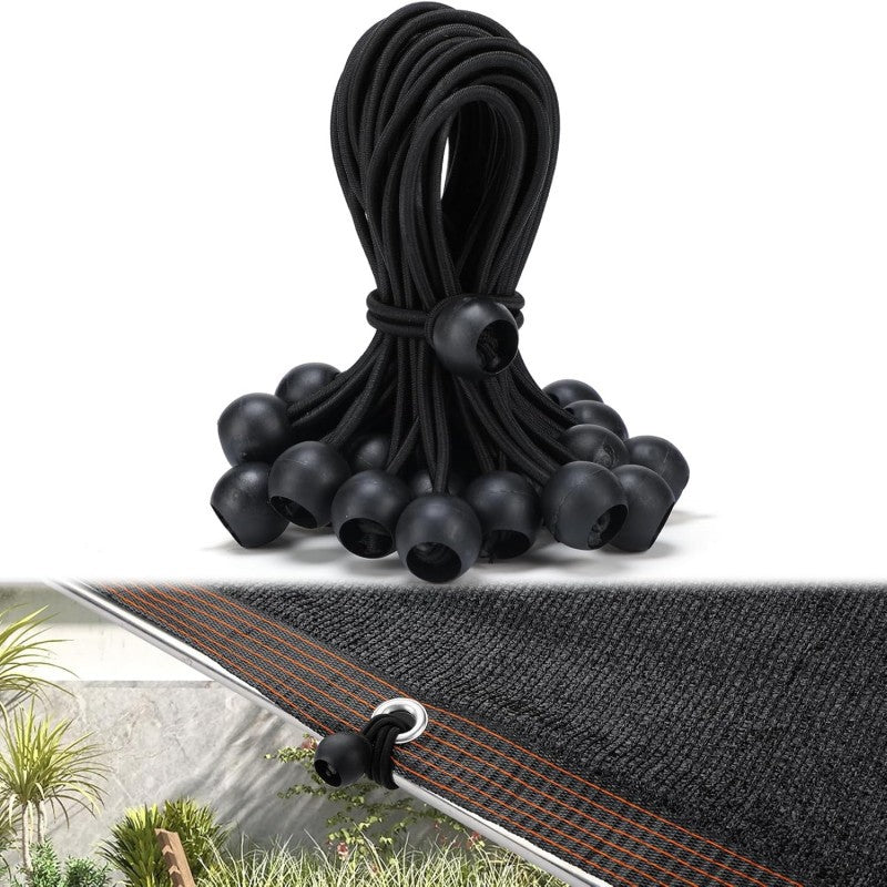 30PCS Tent Fixing Elastic Cords