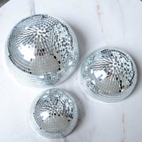 跨境新款迪斯科半球disco ball炫彩球反光彩色片半球婚庆舞台镜面