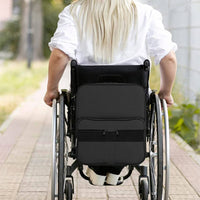 Waterproof Wheelchair Storage Bag Large Capacity Wheelchair Backpack Dustproof Mobility Aid Storage Pouch Portable for Shopping