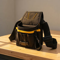 Structured Window Film Tool Bag Multi-Pocket Vinyl Wrap Tool Pouch Adjustable Utility Belt Pouch Convenient for Installers, Detailers, Garage Work