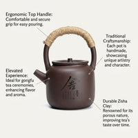Zisha Teapot, Handmade Minimalist Style
