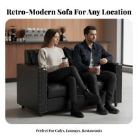 groovedTufted Fanrear Settee Retro Design Booth Seating space-saving Footprint Scalloped outline for Interior Designers, Lounge