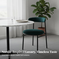 Upholstered Shell Chair Nordic design Seating Furniture Minimalist Design