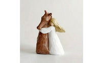 Girl and Horse Figurine Faceted Horse Figurine Giftable for Shelf, Bedside Table