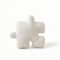 Puzzle Cushion Textured Puzzle Piece Pillow Cozy Back Cushion for Sofa, Dorm Room