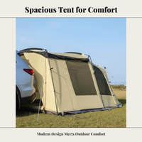 SUV Tailgate Tent, Tunnel Design, Waterproof for Camping