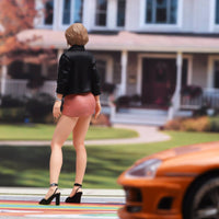 Standing Woman Figurine Hand-Painted 1:24 Scale Female Figure for Hobbyists