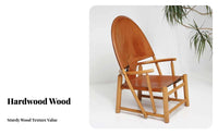 Scallop rear Armchair sturdy Wood Frame Single Sofa Creative outline periodera Modern aesthetic for Adults, Living Room, Bedroom