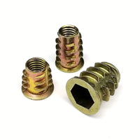 Trapezoidal Nuts with Internal and External Threads, T-Shape with Washer, Zinc Alloy, 165PCS Set