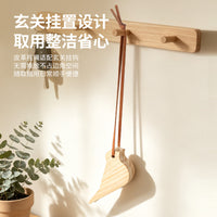 Solid Wood Door Stopper for Home Bedroom Door Handle Anti-Collision Windproof, Hanging Magnetic Storage Door Wedge