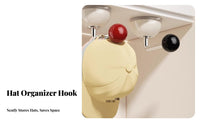 Suction Cup Hat Hook Space-Saving No-Drill Cap Holder Multi-Functional