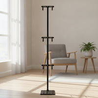 Adjustable Freestanding Bike Rack Indoor Vertical Two-Wheeler Rack Heavy Duty Floor Stand Secure for Children
