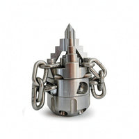 Rotating Spray Nozzle with Thread Industrial piping Cleaning Nozzle Compact for Maintenance Technicians