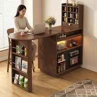 kitchen island with dining table
