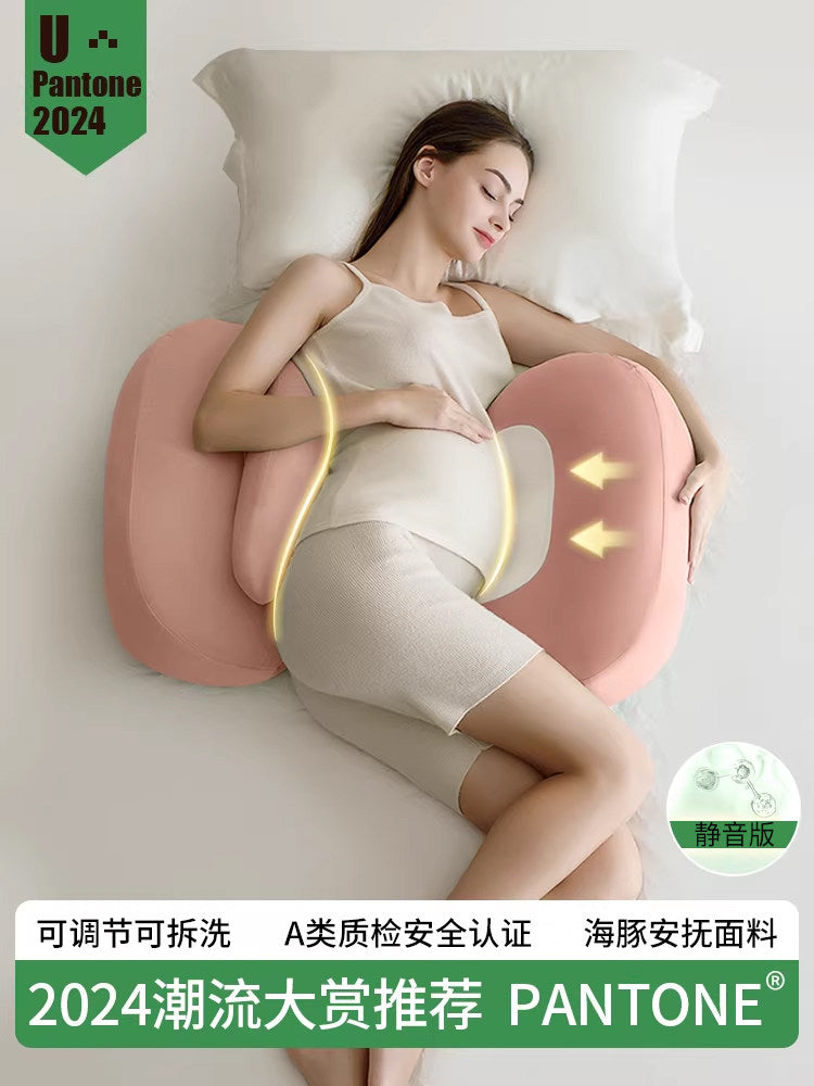 Tomi Baby Pregnancy Pillow U-Shaped Body Pillow for Side Sleeping with Belly Support