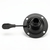 Smooth Surface Steel Black Swivel Mounting Plate Chair Base Hardware Component Round Chair Base Plate Heavy Duty
