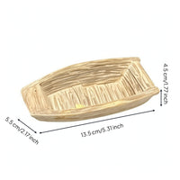 Boat Ornament Rustic Boat Sculpture Wood Look Table Centerpiece for Tabletop, Aquarium