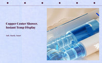 High-pressure copper shower faucet