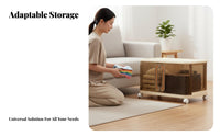Foldable Design foldable Storage Cabinet Large Capacity foldable Box with Front Doors Secure Latch Organizing Bin Toolwithout tools Assembly for Homeowners, Apartment Dwellers, Bedroom, Living Room, Closet, Kitchen
