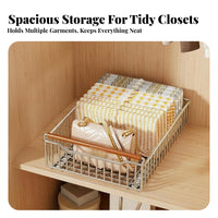 Stackable Organizer container Large Capacity Wardrobe Container Easy to Assemble