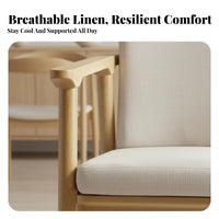 Spindle Rear Chair Hardwood Wood Upper Limbchair With Upper Limbrests Ergonomic Rearrest for Families, Residents, Dining Room