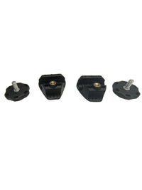 4-Piece Football Helmet Visor Fastener Kit with Screws and Nuts