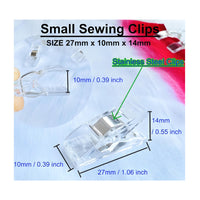 101 Pieces Sewing Template with Clips Acrylic Quilting Ruler Lightweight