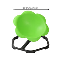 Molded Flower Rotating Chair Smooth Sensory Rotating Chair Low-Height Sensory Integration Toy 360° for Children, Toddlers, Playroom, Home
