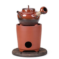 Ceramic Water Kettle, Kiln Change Red Clay