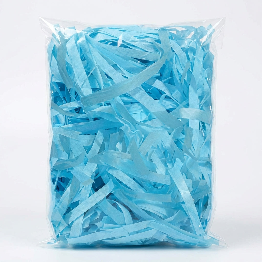 100 G Raffia Paper Shreds Decorative Gift Box Stuffing Secure Cushioning Shredded Paper Filler for Easter, Wedding Favors, Basket Filling, Holiday Baskets