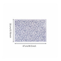 blove and White Porcelain Decal Clear Pattern Underglaze Decal Sheet Easy to Cut Underglaze Transfer Paper for Oven Firing