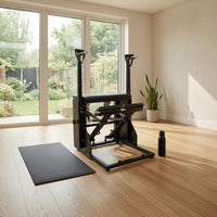 Pilates Stability Chair Padded Seat Home Exercise Chair Foot Stage Exercise Equipment