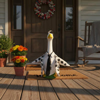 Goose Referee Costume Black-and-White Stripes Soccer Goose Outfit Easy to Put On