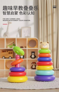 Kids Educational Stacking Rings Toy for Ages 0-3