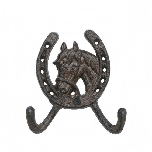 Horse Head Wall Hook Easy to Install Cast Iron Coat Hook Decorative