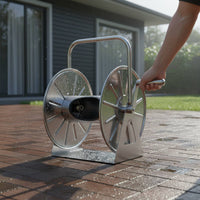 Stainless Steel Hose Reel Easy to Wind Yard Equipment for Car Wash