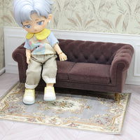1:12 Dollhouse Miniature Living Room Scene Vintage Sofa Furniture Toy