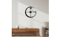 Minimalist Metal Wall Circular Timepiece Modern Metal Wall Circular Timepiece