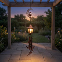 Solar Lantern Wind Chime Decorative LED Hanging Decor Easy to Hang