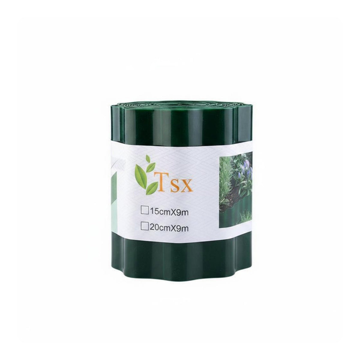 Plastic Garden Fence Easy to Install Lawn Border Barrier Weather Resistant