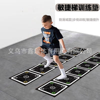 敏捷梯训练垫防滑多功能软梯步伐跳格子训练橡胶体育体能训练