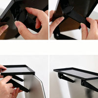 Monitor Top Shelf Raised Edges Desktop Organizer Stand Rigid Plastic