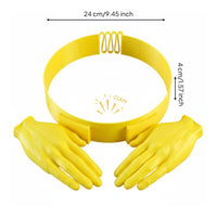 Double Palm Head Band Comfortable Fit Hand Shaped Sun Hat Lightweight for Party
